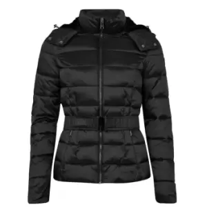 image of Ted Baker Abbiiee Small Quilted Puffer Jacket Womens - Black