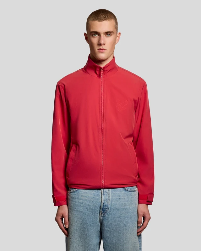 Image of Lyle & Scott Mens Keyline Windbreaker Jacket in Red