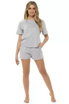 image of Boxy Marl Pyjama Set