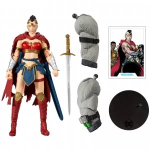 image of McFarlane Toys DC Build-A 7 Figures Wv3 - Last Knight On Earth - Wonder Woman Action Figure