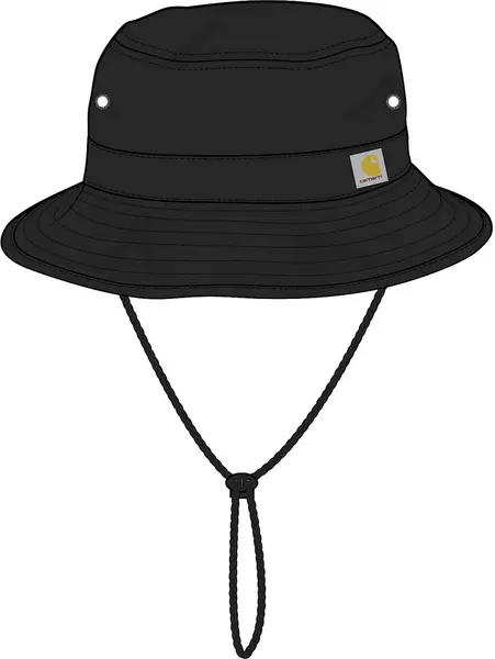 Image of Carhartt Rain Defender Lightweight Ladies Bucket Hat, black, Size L XL for Women