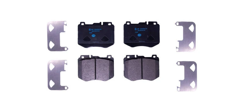 Image of HELLA 8DB 355 037-971 Brake pad set prepared for wear warning indicator, with accessories Brake Pad Set,disc brake (402)