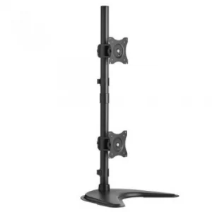 Image of Tripp Lite Dual Vertical Flat Screen Desk Stand Clamp Mount for 15 to 27 Flat Screen Displays flat panel desk mounts Clamp 75 x 75100 x 100 mm Black 2
