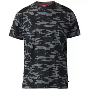 Duke Mens Gaston Kingsize Camouflage Print T-Shirt (2XL) (Storm)