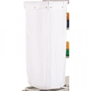 Image of Slingsby Spare White Nylon Bag For Maid Service Trolley 310693