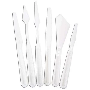 image of Royal & Langnickel Plastic Palette Knife Set of 6