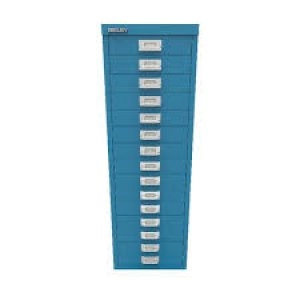 image of 15 Drawer Cabinet Azure Blue BY78741