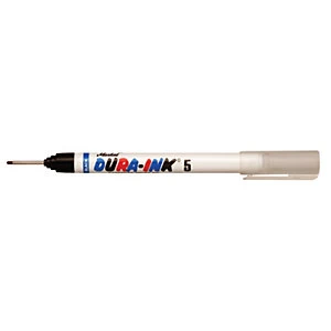 image of Markal Dura Ink 5 Extended Micro Tip Permanent Marker Black