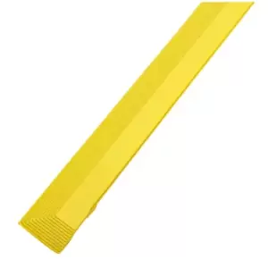 Image of Border edge, length 900 mm, with recesses, yellow