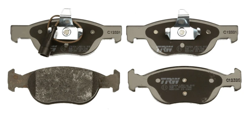 Image of TRW GDB1291 Brake pad set incl. wear warning contact Brake Pad Set,disc brake (402)