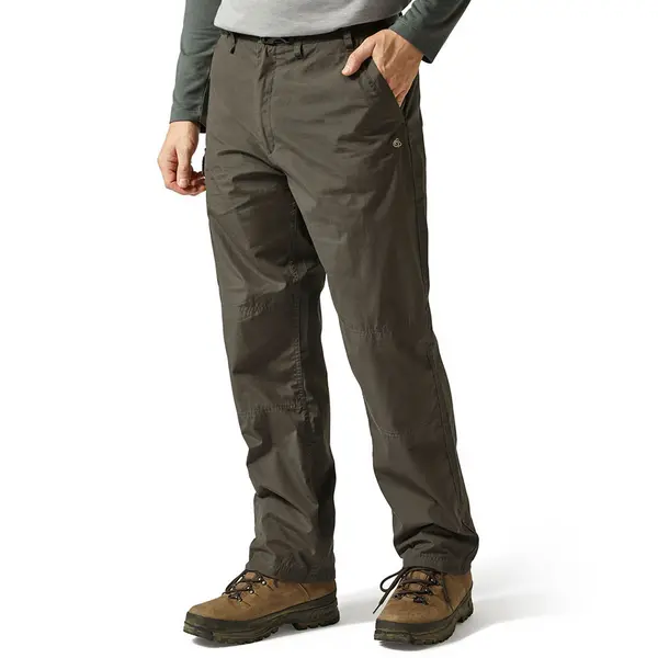 Image of Craghoppers Mens Kiwi Classic Nosi Defence Walking Trousers 40R - Waist 40' (102cm), Inside Leg 31' Bark CMJ600-4A2-40R