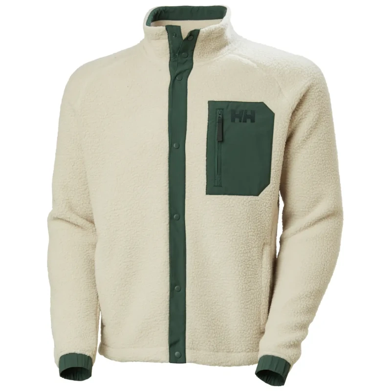 Image of Sweat jacket Helly Hansen Panorama Pile Snap Gris Male 2XL
