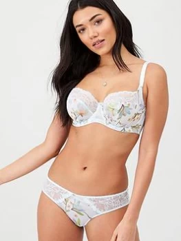 image of Panache Jasmine Brazilian Brief - Pastel Floral, Pastel Floral, Size 10, Women