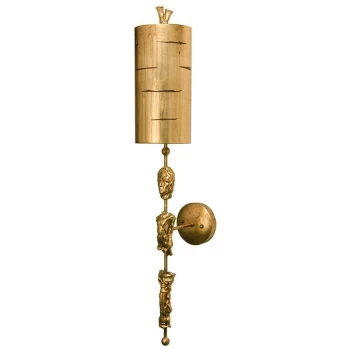 Image of Elstead - Fragment - 1 Light Indoor Wall Light Gold Leaf, E27