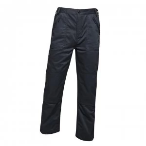 Image of Regatta Pro Action Workwear Trousers, Long Leg Length - Navy