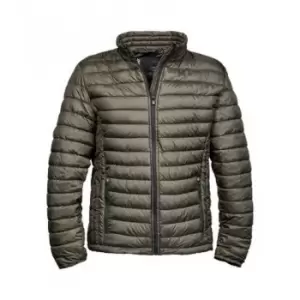 Image of Tee Jays Mens Zepelin Padded Jacket (3XL) (Dark Olive)