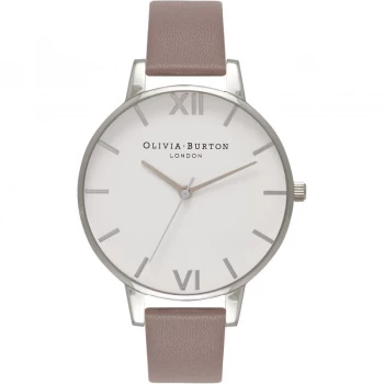 Image of White Dial London Grey & Silver Watch