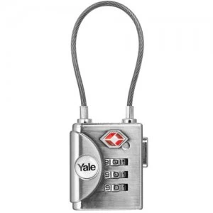 Yale TSA Soft Shackle Combination Padlock