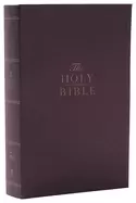 Image of nkjv compact paragraph style bible w 43 000 cross references purple softcov