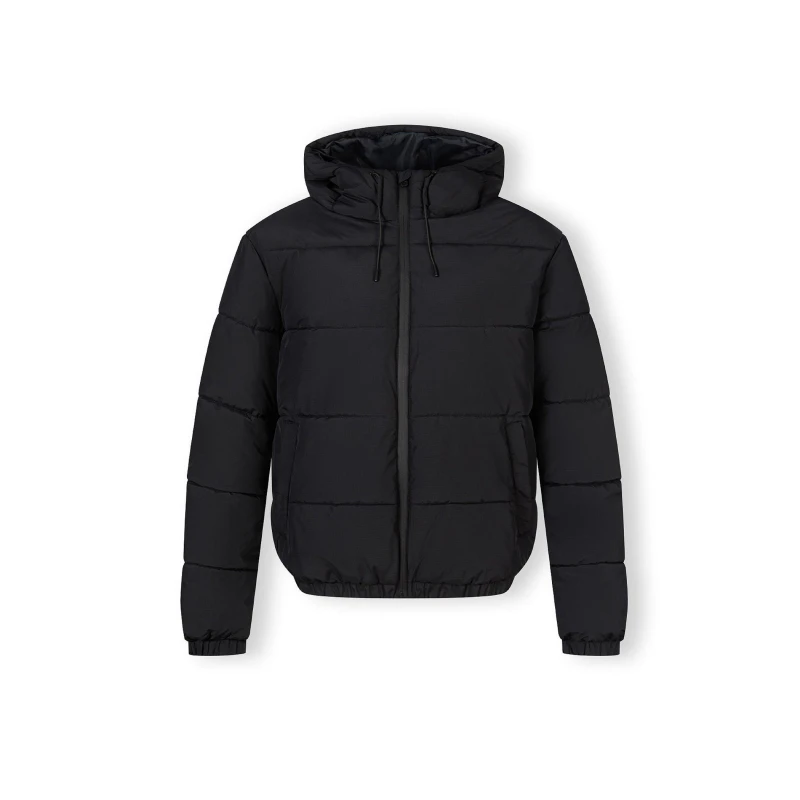 Image of Minoti Men ripstop jacket high collar elastic cuffs Black male X Small