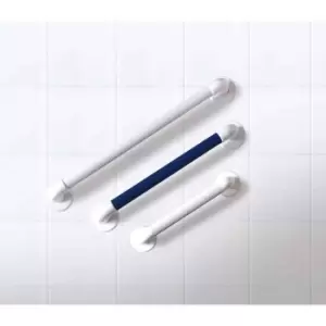 image of Nrs Healthcare Plastic Fluted Grab Rail 12" - Blue