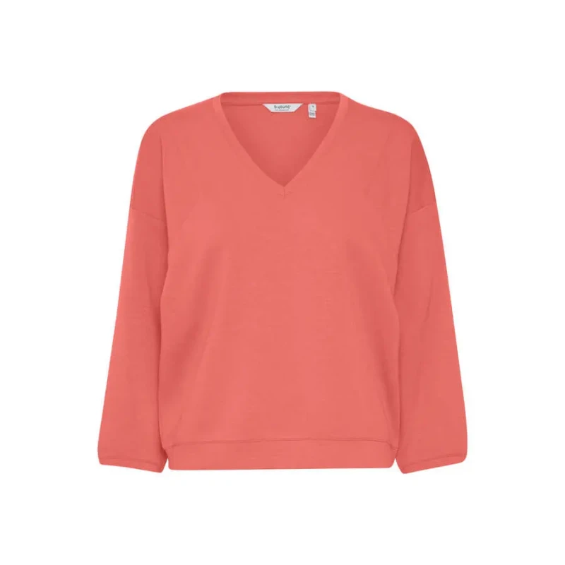 Image of b.Young Womens v-neck sweater b.young Pusti Beige Female L