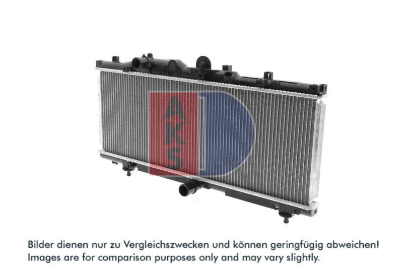 Image of AKS DASIS 080570N Engine radiator Aluminium, Brazed cooling fins Radiator,engine cooling (470)