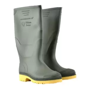 image of Dikamar Administrator Wellington / Mens Boots / Plain Rubber Wellingtons (10 UK) (Green)