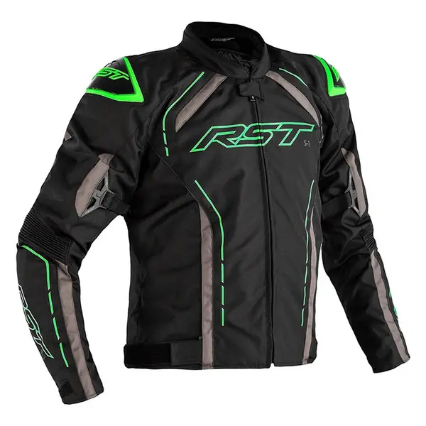 Image of RST S-1 Jacket Black Green Grey Size 42