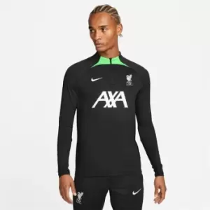 Image of Nike Mnk Df Strk Drill Top K - Black
