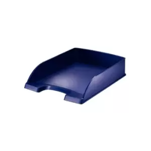 image of Leitz Style Letter Tray A4 - Titan Blue - Outer Carton of 5- you get 5