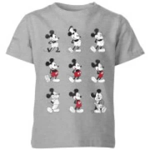 Image of Disney Evolution Nine Poses Kids T-Shirt - Grey - 11-12 Years
