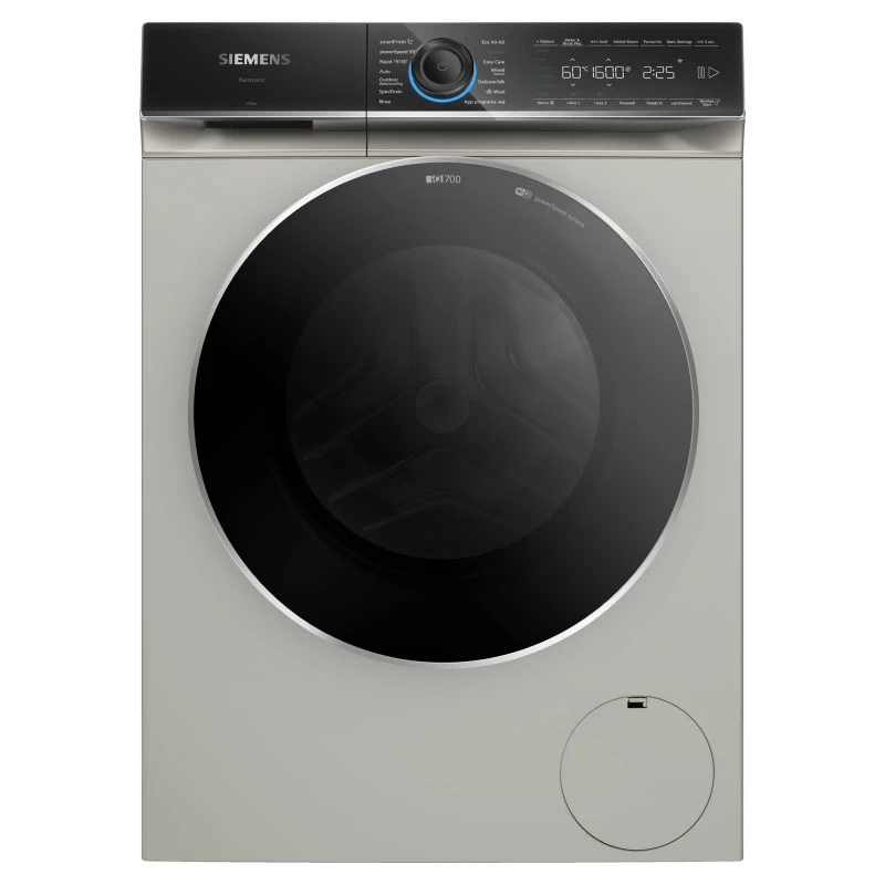 Image of Siemens iQ700 WG66B2AXGB 11kg Washing Machine with 1600 rpm - Silver - A Rated