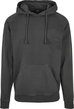 image of Urban Classics Overdyed Hoody, Blackbird, Male, Hoodies, TB4388-03270-0051