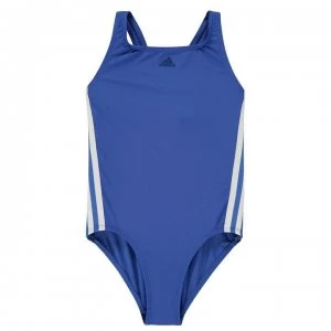 adidas Three Stripe Swimsuit Junior Girls - Blue - main image