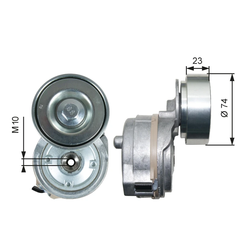 Image of GATES Drive belt tensioner GATES T38719