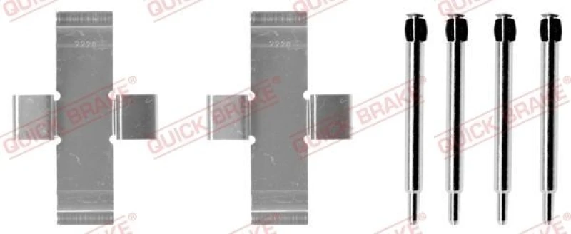 Image of QUICK BRAKE Brake pad fitting kit QUICK BRAKE 109-0913