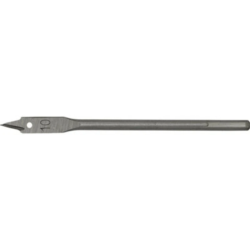 Image of Loops 10 x 152mm Fully Hardened Wood Drill Bit - Hex Shank - High Performance Woodwork Multi