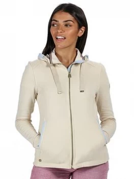 Image of Regatta Ramana Full Fleece Hoodie - Vanilla, Vanilla, Size 10, Women