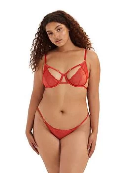 Image of BlueBELLA Enya Underwired Bra - Red, Size 32C, Women