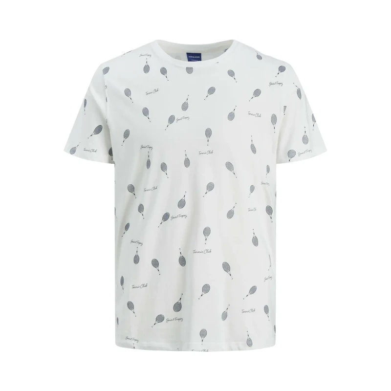 Image of jack & jones Child's T-Shirt Jack & Jones Jorpositano Aop Blanc Unisex 12 ans
