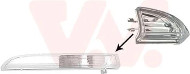 Image of VAN WEZEL Reflector, indicator VAN WEZEL 5841974