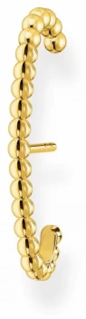 Image of Thomas Sabo 18k Yellow Gold Plated Single Ear Cuff H2154-413 Jewellery