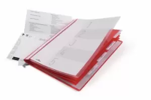 Image of Durable 255503 tab index Conventional file folder Plastic Red,...
