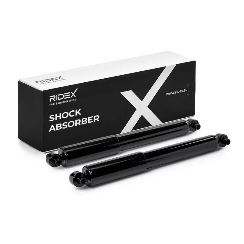 Image of RIDEX 854S20503 Shock absorber Rear Axle both sides, Gas Pressure Shock Absorber (854)