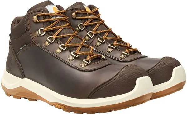 Image of Carhartt Wylie Waterproof S3 Safety Boots, brown, Size 36