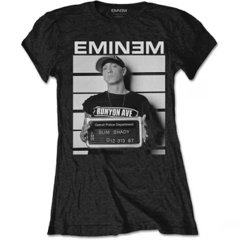 Image of Eminem - Arrest Ladies Medium T-Shirt - Black