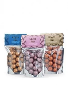 image of Keats Shimmering Dark Chocolate Bundle - Rose/Irish Coffee/Beer