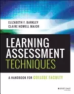 Image of learning assessment techniques a handbook for college faculty