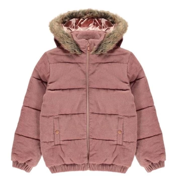 Image of Firetrap Corduroy Jacket Junior Girls - Brick Dust